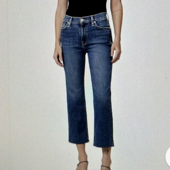 Hudson Jeans Denim - Hudson Women’s Size 29 Jeans Remi High-Rise Straight Crop Jeans Quince New Tags